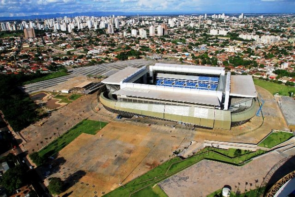 Aps morte de trabalhador, parte das operaes na rede eltrica da Arena Pantanal  interditada