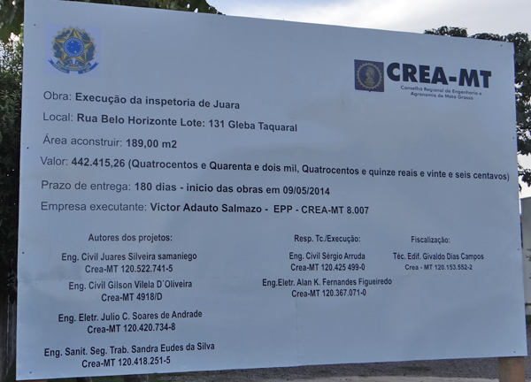 Câmara aprova doação de terreno para o CREA e não é convidada para lançamento da obra.