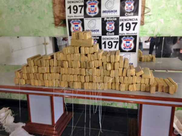 Polcia Civil apreende mais de 150 kg de maconha e prende 5 na regio de Sinop 