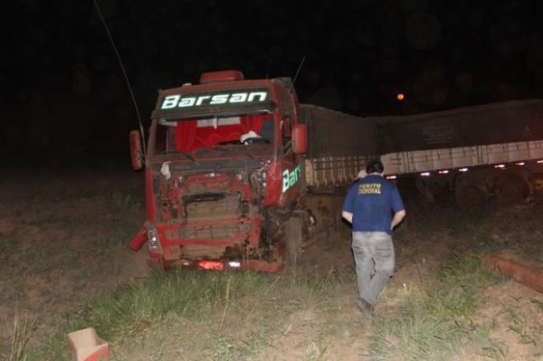 Produtor rural morre em coliso frontal com carreta na BR-070