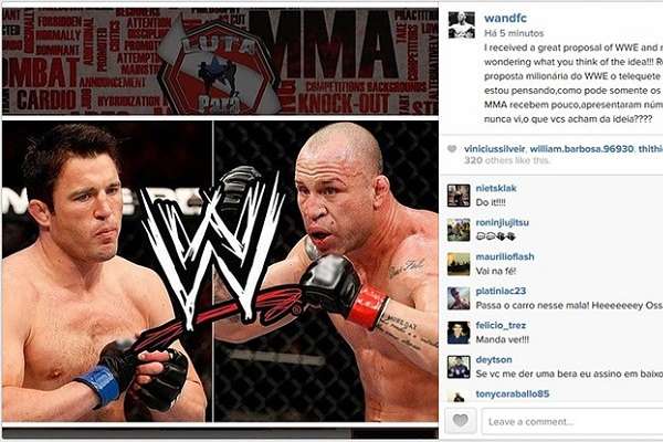 Wanderlei Silva confirma proposta milionria para lutar telecatch