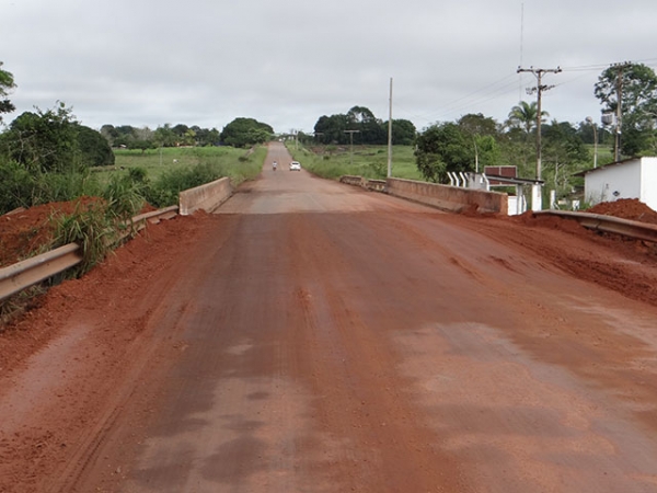 Ponte do Alcebades na MT 338, em Juara, j est liberada para o trnsito.