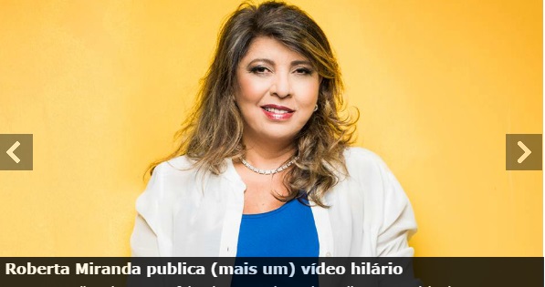 Roberta Miranda publica (mais um) vdeo hilrio