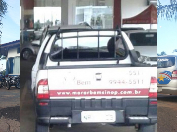 Veculo Fiat Strada placas NPI 1103 furtado em Sinop  visto chegando em Juara.