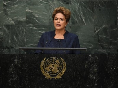 Meta do Brasil  reduzir emisso de gases em 43% at 2030, diz Dilma