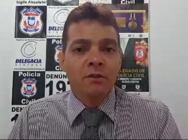 Delegado Carlos Henrique foi  Siniop ouvir menor envolvido em latrocnio em Juara.