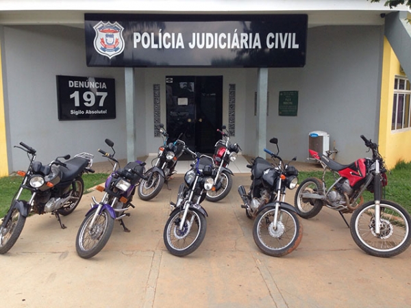 Polcia Civil desmonta quadrilha especializada em furto de motocicletas da Ciretran de Lucas do Rio Verde