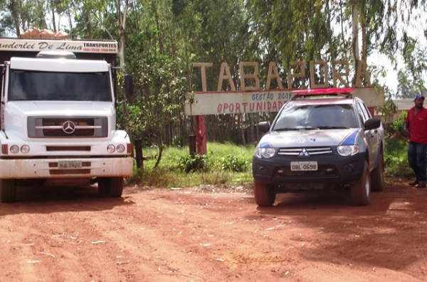 Dois ladres de caminhes na MT 220, so mortos em confronto com a Polcia, um foi baleado.