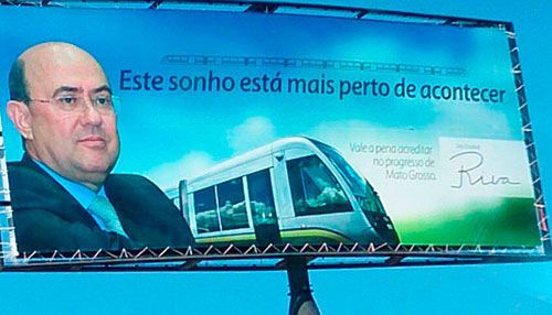 Riva recorre para no pagar multa por autopromoo em outdoors do VLT