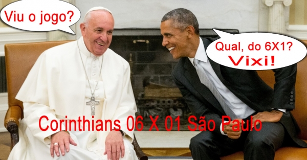 Papa Francisco e Obama discutem jogo de 06 X 01