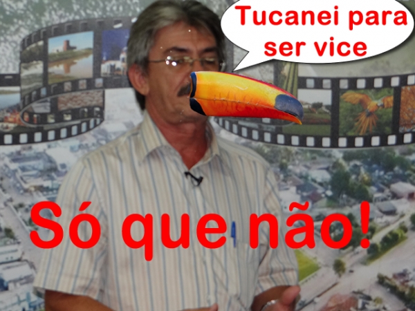 Pinto cria bico, vira tucano para ser vice de Luciane, s que no