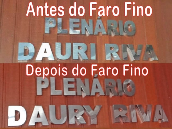 Faro Fino obriga Cmara de Juara mudar nome do plenrio