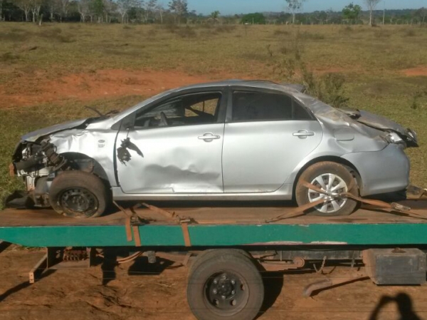 Gerente da Honda de Juara sofre acidente na MT 338, prximo a Novo Horizonte do Norte.