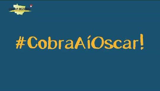 Deputado Oscar Bezerra (PSB) lana nas redes sociais a #CobraAOscar