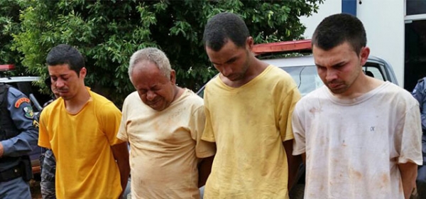 04 fugitivos da cadeia de Novo Mutum so capturados na estrada da Baiana.