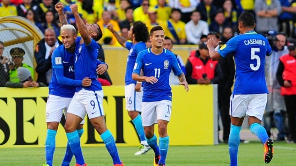 Com Jesus nas alturas, Brasil vence Equador por 3 a 0 e quebra tabu de 33 anos