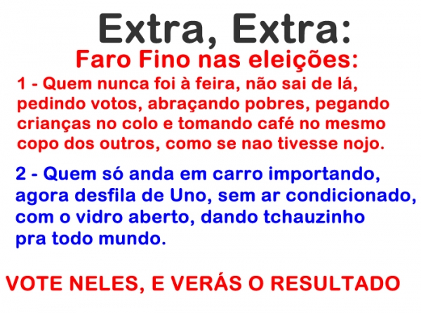 Faro Fino nas eleições 2016