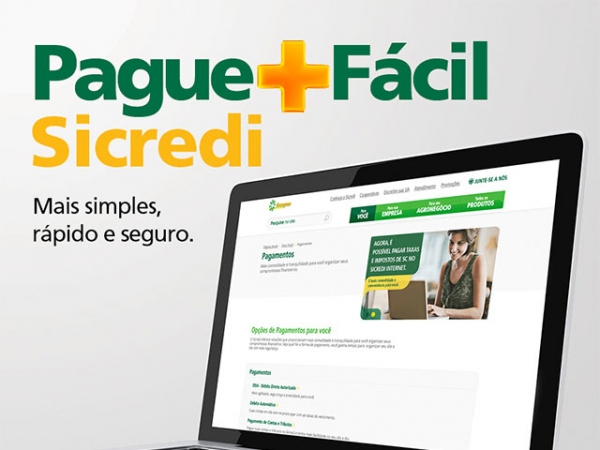 Pague + Fcil, nova funcionalidade disponvel no Sicredi Internet