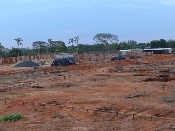 Obras da Escola Tcnica Estadual de Juara finalmente recomeam.