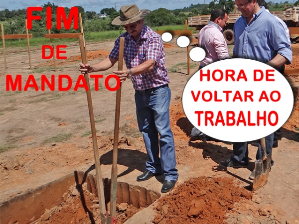 Mandato terminando, hora de voltar ao trabalho