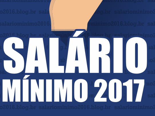 Governo anuncia novo Salrio mnimo para 2017