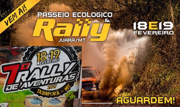 Juara e Tabapor marcam Rally para o mesmo final de semana.