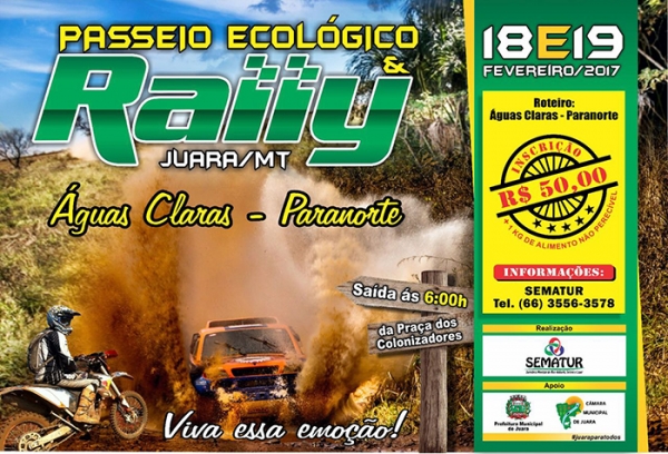 SEMATUR-Juara abre inscries e divulga roteiro para o Primeiro Rally Passeio Ecolgico.