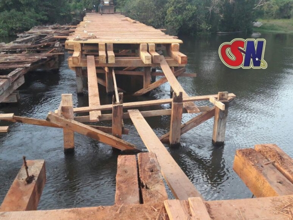 Liberao parcial da Ponte do Rio dos Peixes somente na segunda-feira, dia 13 de fevereiro.