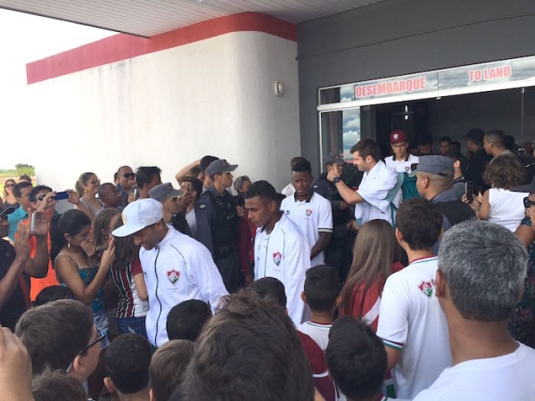 Delegao do Fluminense j est em Sinop para jogo de hoje pela Copa do Brasil