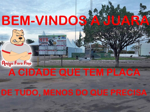 Juara, a cidade que virou um veculo de propaganda.