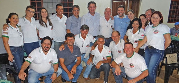 Vice-governador Carlos Fvaro e secretrio Marcelo Duarte iniciam visita  Juara com a caravana Pr-Estrada.