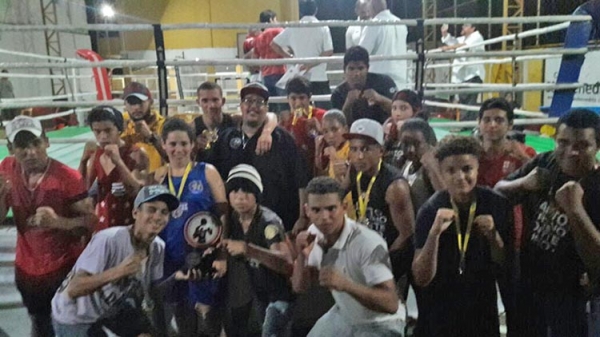 Atletas de Juara fazem bonito em Cuiab e trazem o Hexacampeonato Estadual de Boxe Olmpico.