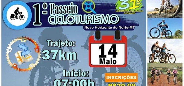 Festividades do Aniversrio de Novo Horizonte do Norte tem incio sexta-feira, 05 de maio