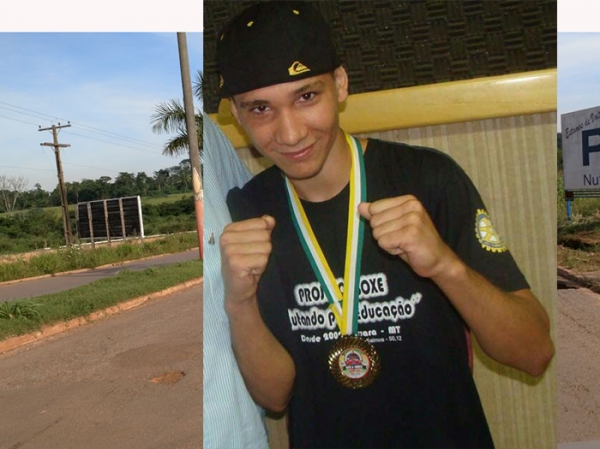 Jovem pugilista de Juara sofre acidente e tem suspeita de traumatismo craniano