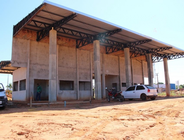 Retomada obra do Terminal Rodovirio em Novo Horizonte do Norte