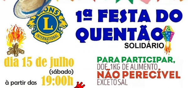 Lions Clube de Juara promove a Primeira Festa do Quento Solidrio.