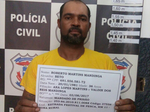 Polcia Civil prende condenado por homicdio em Aripuan