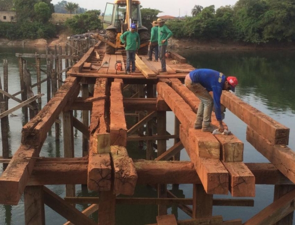 Trfego sobre a ponte no Rio dos Peixes, estrada Paranorte, estar interditado nesta sexta-feira e sbado (01 e 02) 