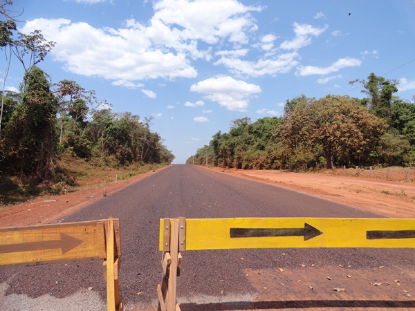 Baiana est com toda terraplanagem pronta, s faltam 14,5 km para asfaltar no trecho entre Juara e Tapurah.