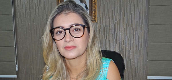 Luciane Bezerra recebe a imprensa para explanar sobre a operao da Polcia Federal em Juara