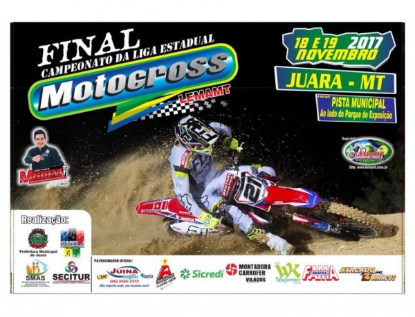 Final da Etapa Estadual de Motocross ser neste final de semana