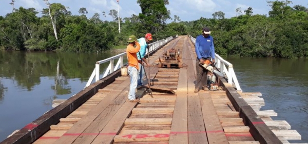 Ponte sobre o Rio Arinos, em Porto dos Gachos, ser interditada por 20 dias para reforma