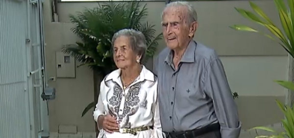 Casal do interior de MG, que tem filhos em Juara, comemora 80 anos de unio e  destaque no Fantstico