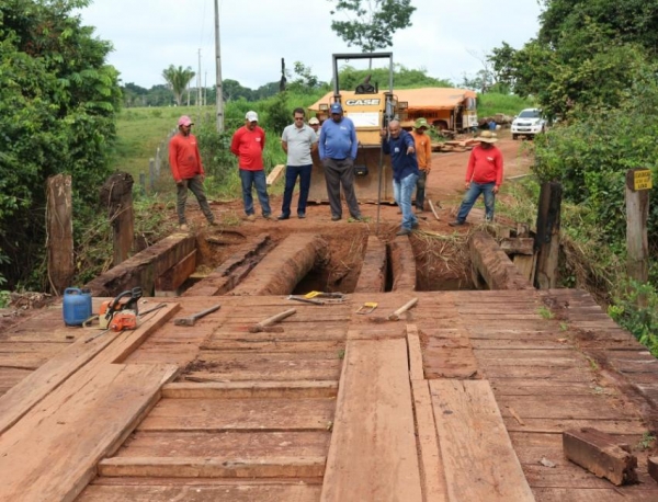 Trfego na ponte sobre o Rio Falco em Novo Horizonte ser liberado na prxima semana