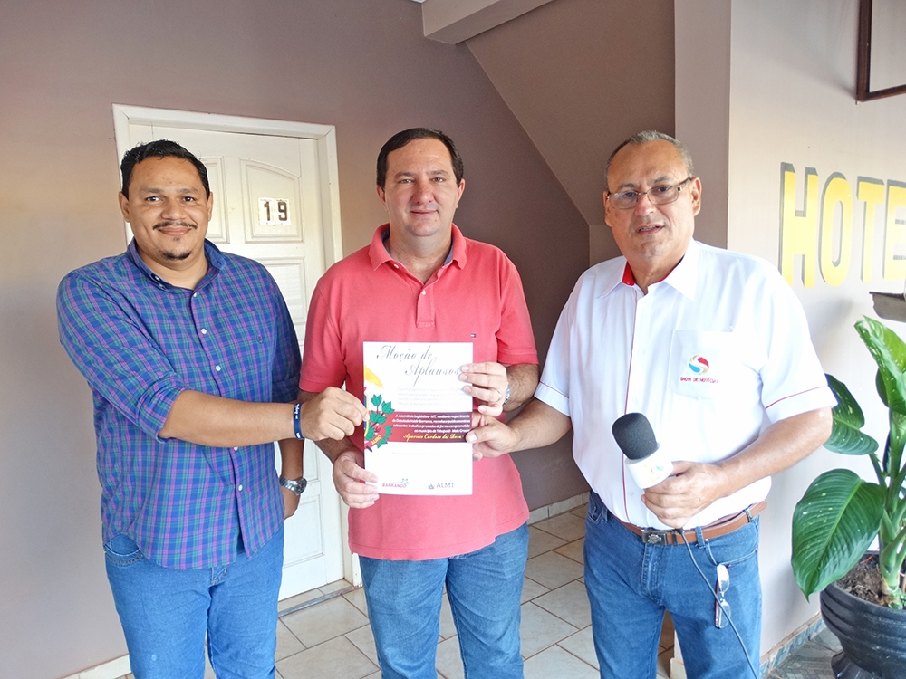 Assembleia Legislativa homenageou cidados que prestaram servios ao municpio de Tabapor.