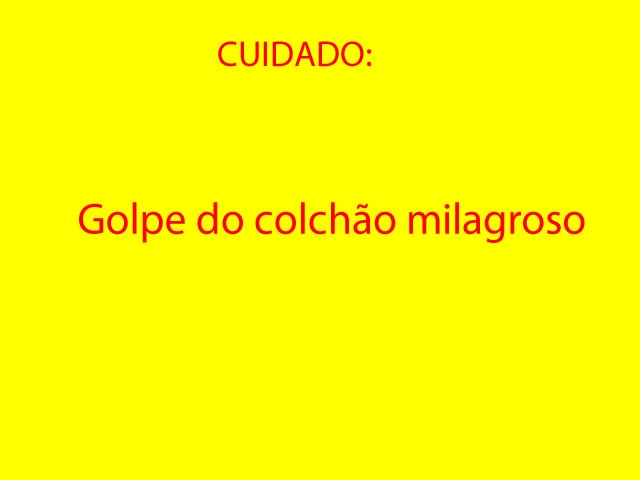 Vendedores aplicam suposto golpe do colcho milagroso e idosos so o alvo preferido.