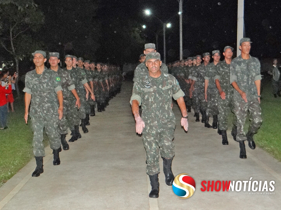 Tiro de Guerra de Juara realiza formatura de incio do ano de instruo 2018.