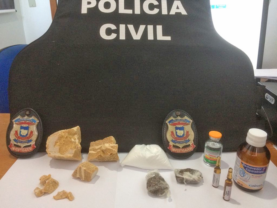 Polcia Civil de Juara prende homem que veio de Cuiab vender drogas em Juara,