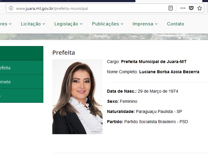 Luciane Bezerra filiada ao PSD?