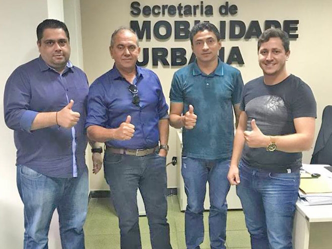 Flavinho e Markito conhecem plano de mobilidade urbana de Cuiab e Juara pode ter o seu.